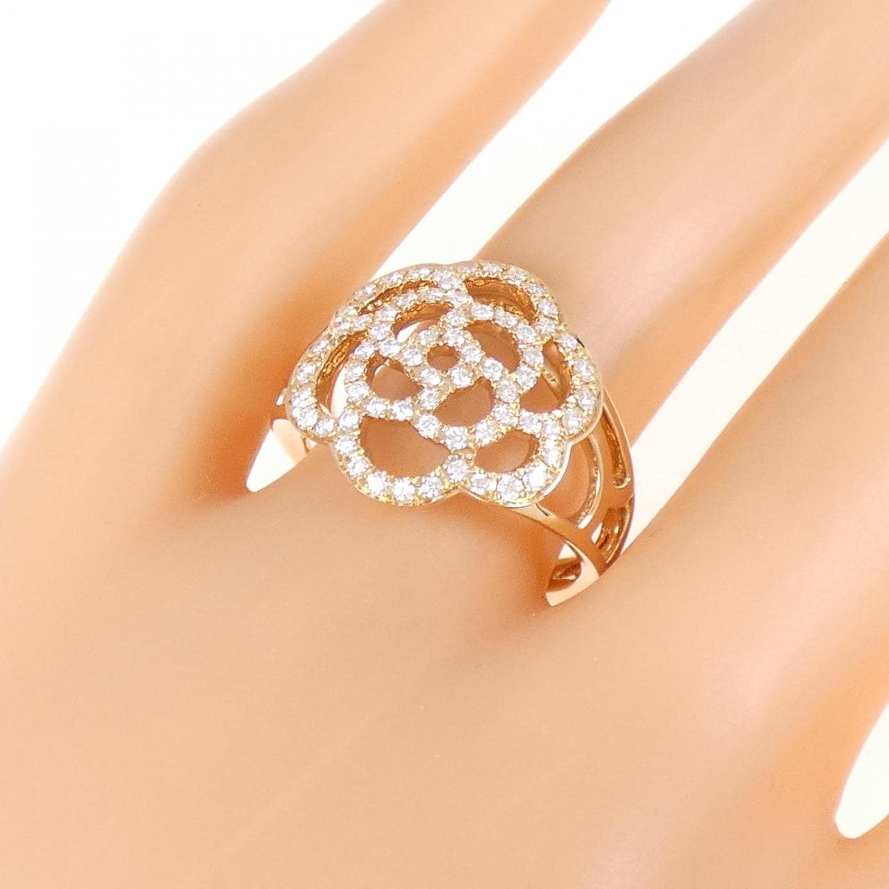 シャネル カメリア リング