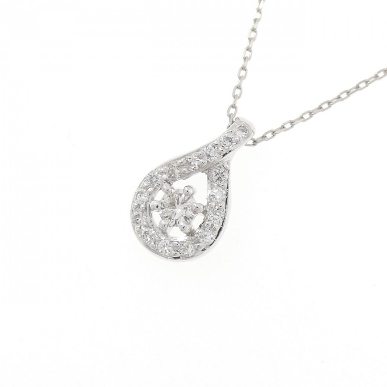 PT900/PT850 ダイヤモンド ネックレス 0.15CT