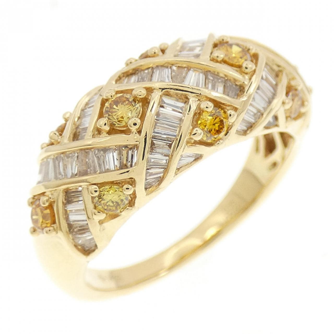 K18YG ダイヤモンド リング 0.50CT