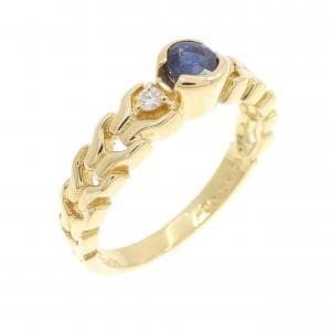 ミキモト サファイヤ リング 0.20CT