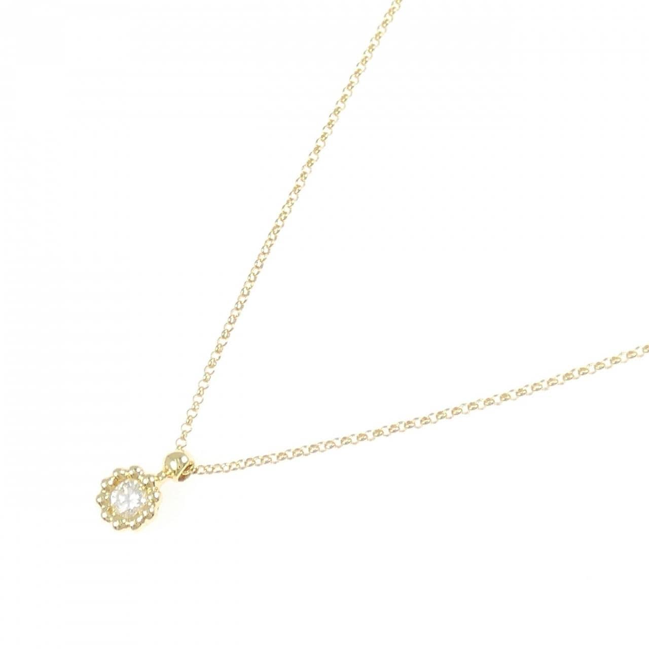 K18YG ダイヤモンド ネックレス 0.11CT