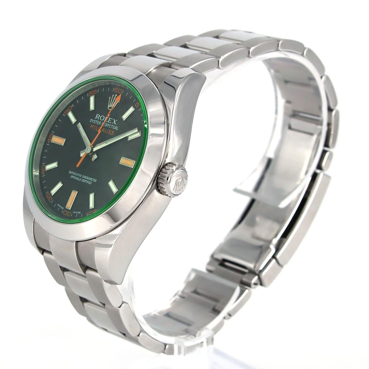 ROLEX Milgauss 116400GV SS Automatic V number