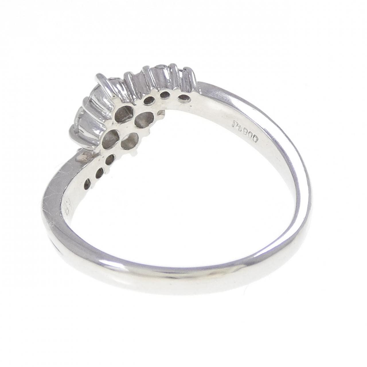 PT900 フラワー ダイヤモンド リング 0.50CT