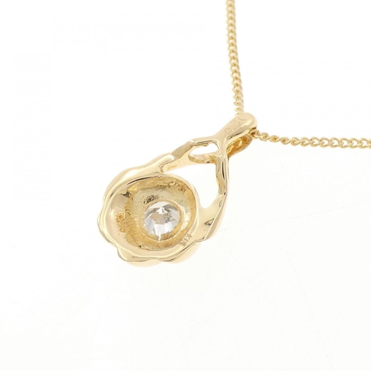 K18YG ダイヤモンド ネックレス 0.20CT