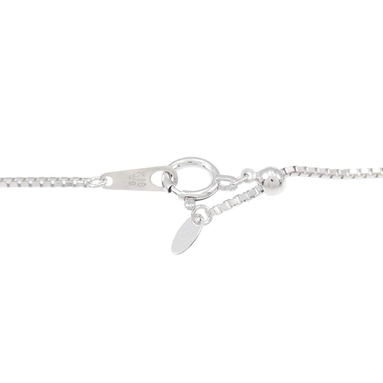 K18WG sapphire necklace 2.50CT