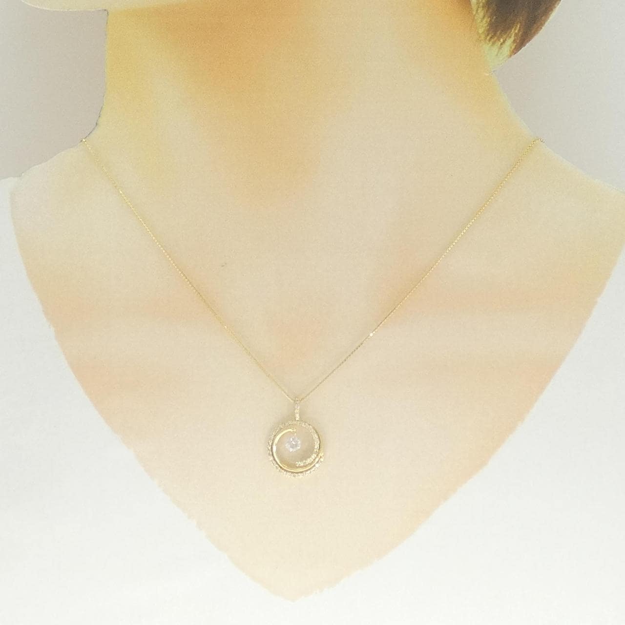 K18YG ダイヤモンド ネックレス 0.50CT