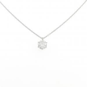 PT900/PT850 ダイヤモンド ネックレス 0.652CT F VS2 VG