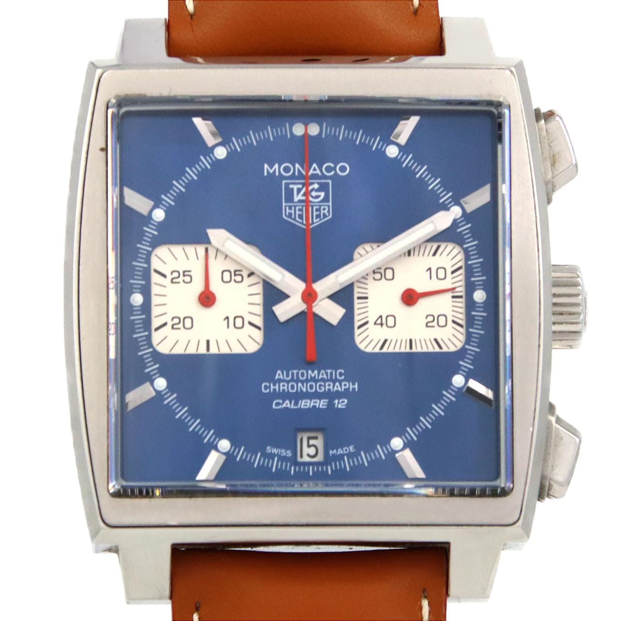 【ノーメンテナンス特価】タグ･ホイヤー モナコクロノグラフ･スティーブ･マックィーン" CAW2111.FC6183 SS 自動巻