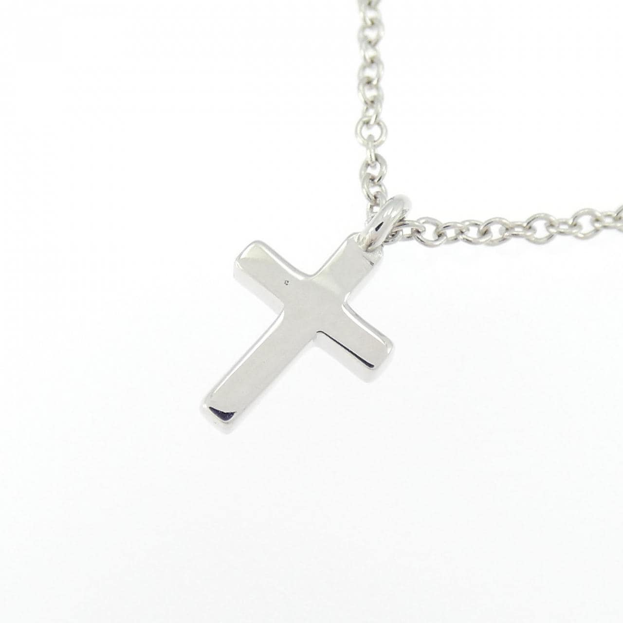 ティファニー メトロ クロス ミニ ネックレス