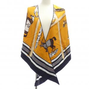 エルメス HERMES CONVERTURES ET TENUES DE FOUR トライアングルジェアン ショール