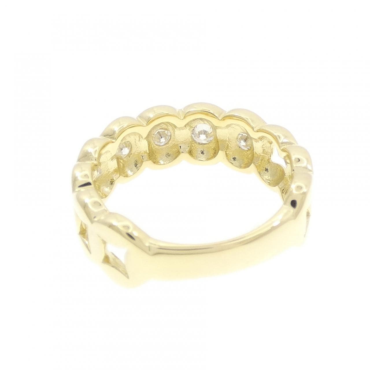 K18YG ダイヤモンド リング 0.35CT