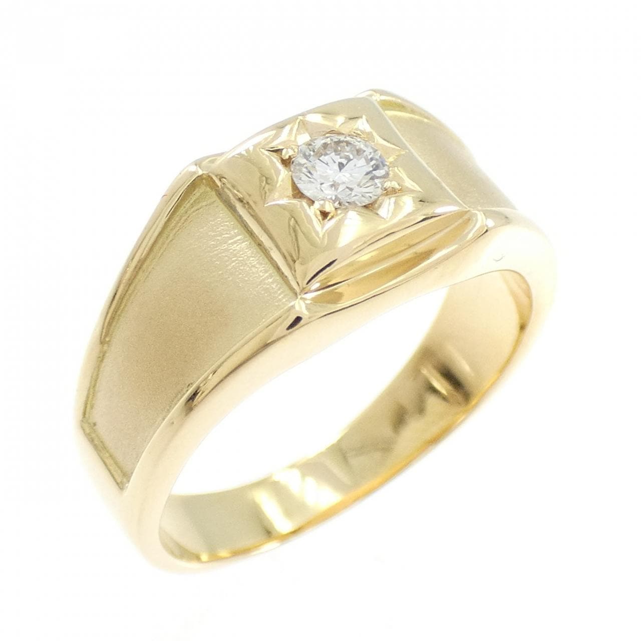 K18YG ダイヤモンド リング 0.165CT