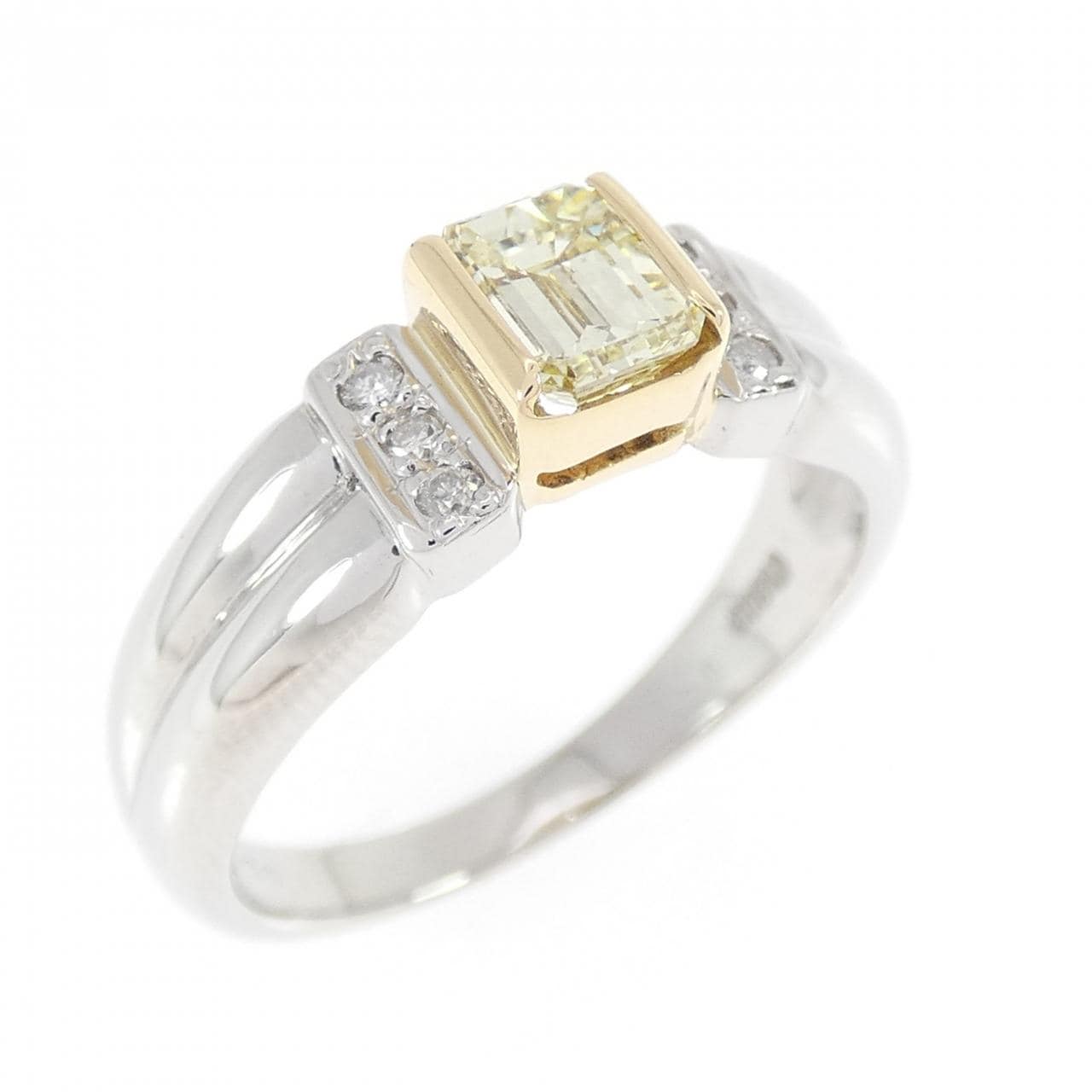 PT900/K18YG ダイヤモンド リング 0.50CT