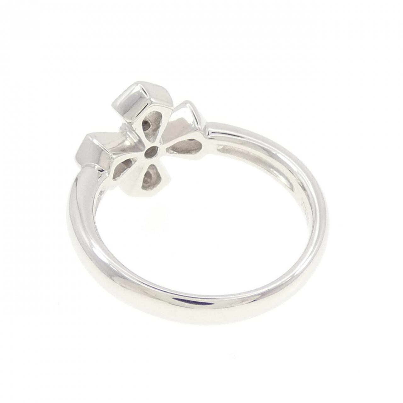 K18WG ダイヤモンド リング 0.15CT