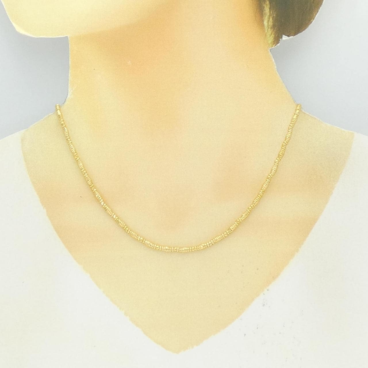 K18YG necklace