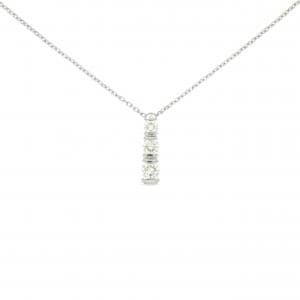 K18WG ダイヤモンド ネックレス 0.40CT