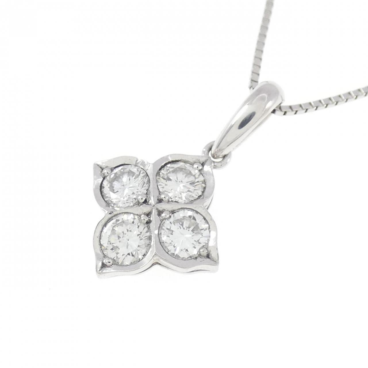 PT Flower Diamond Necklace 0.54CT