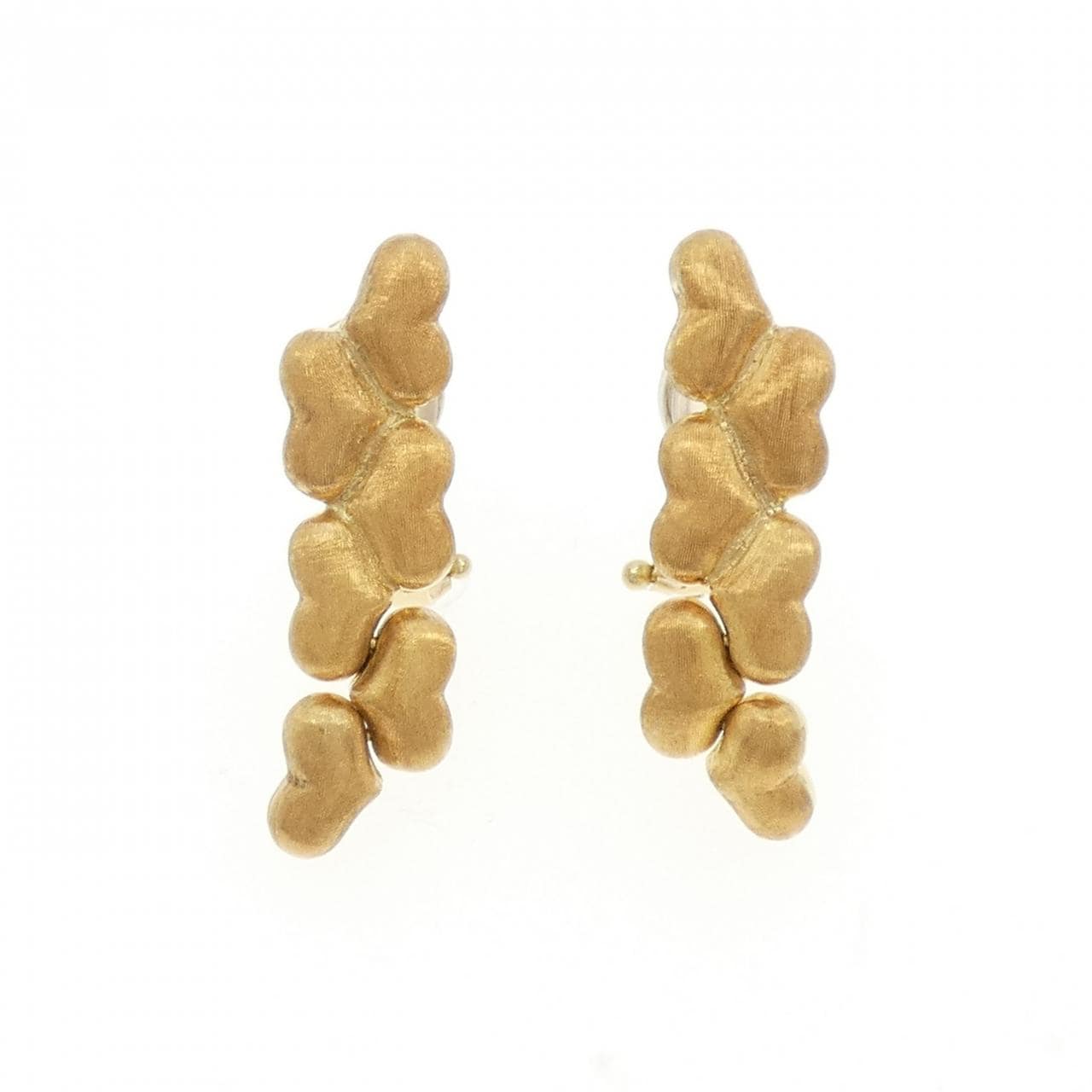 Nanis 750YG Heart Earrings