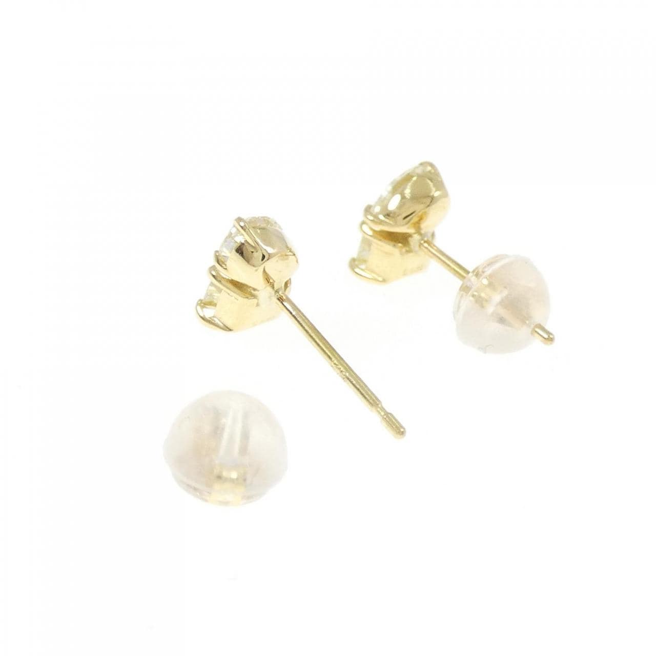 [新品] K18YG钻石耳环 0.60CT