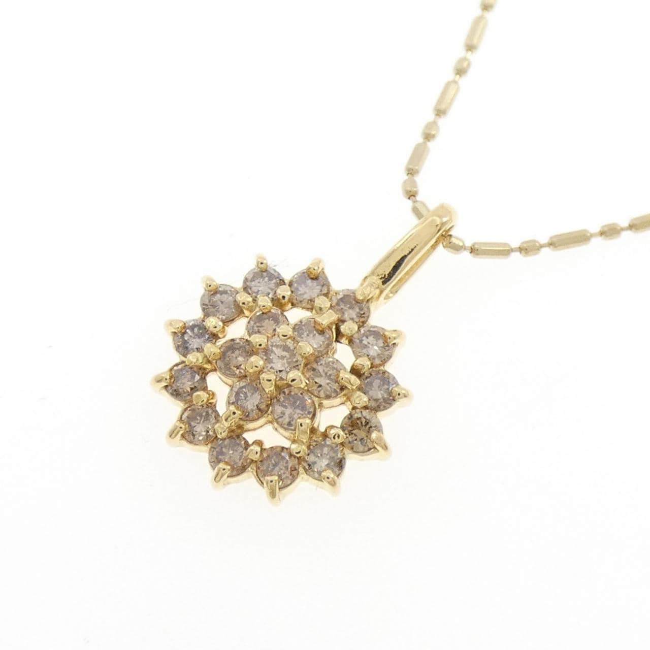 K18YG ダイヤモンド ネックレス 0.5CT