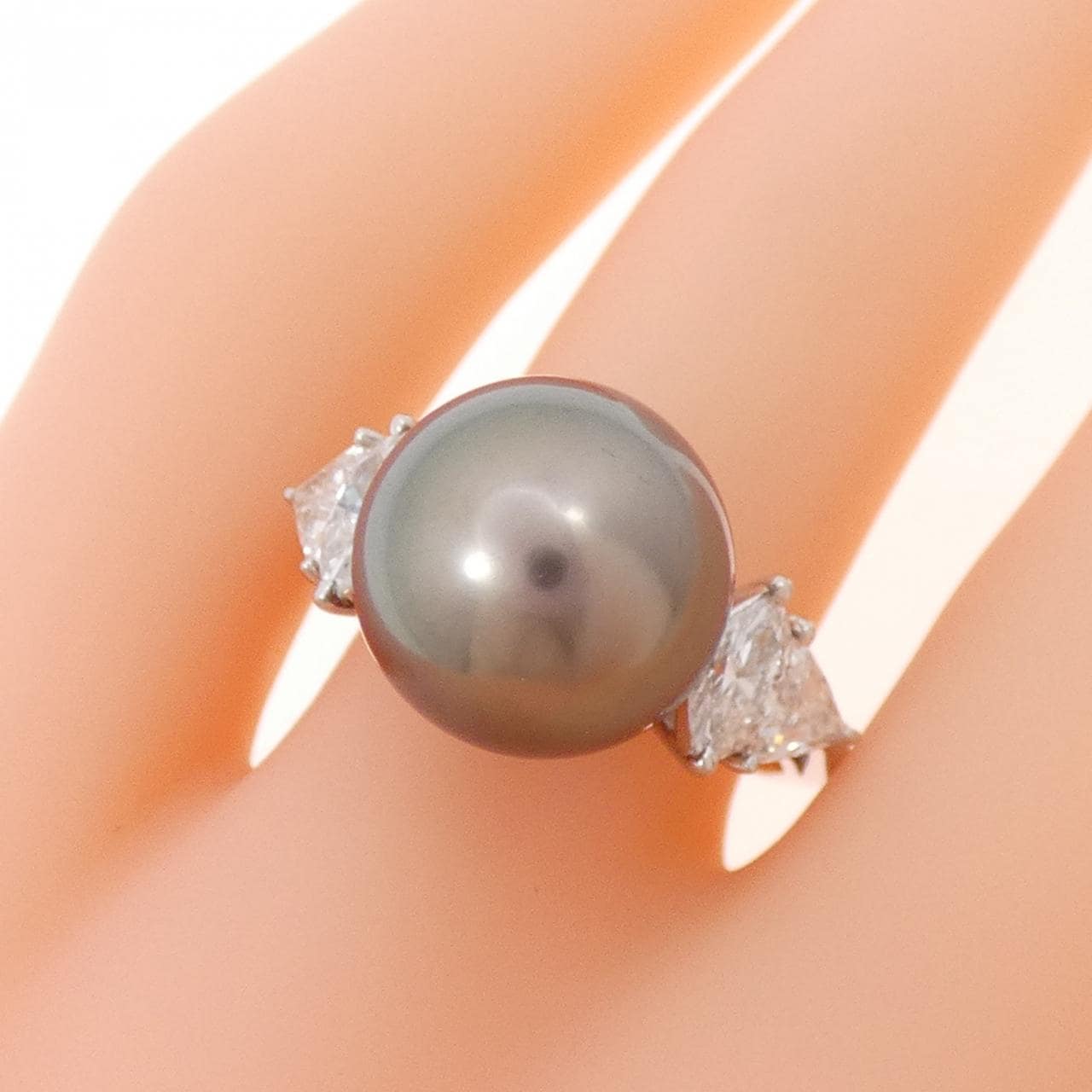 ミキモト 黒蝶パール リング 11.6mm