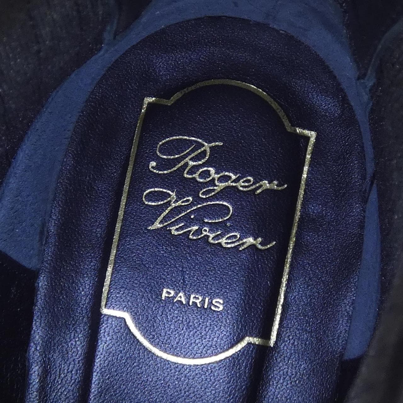ロジェヴィヴィエ ROGER VIVIER チェルシー ヴィヴ レンジャー メタル ブーツ