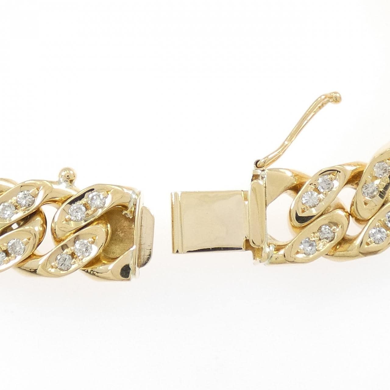 K18YG ダイヤモンド キヘイ ブレスレット 3.42CT 20cm