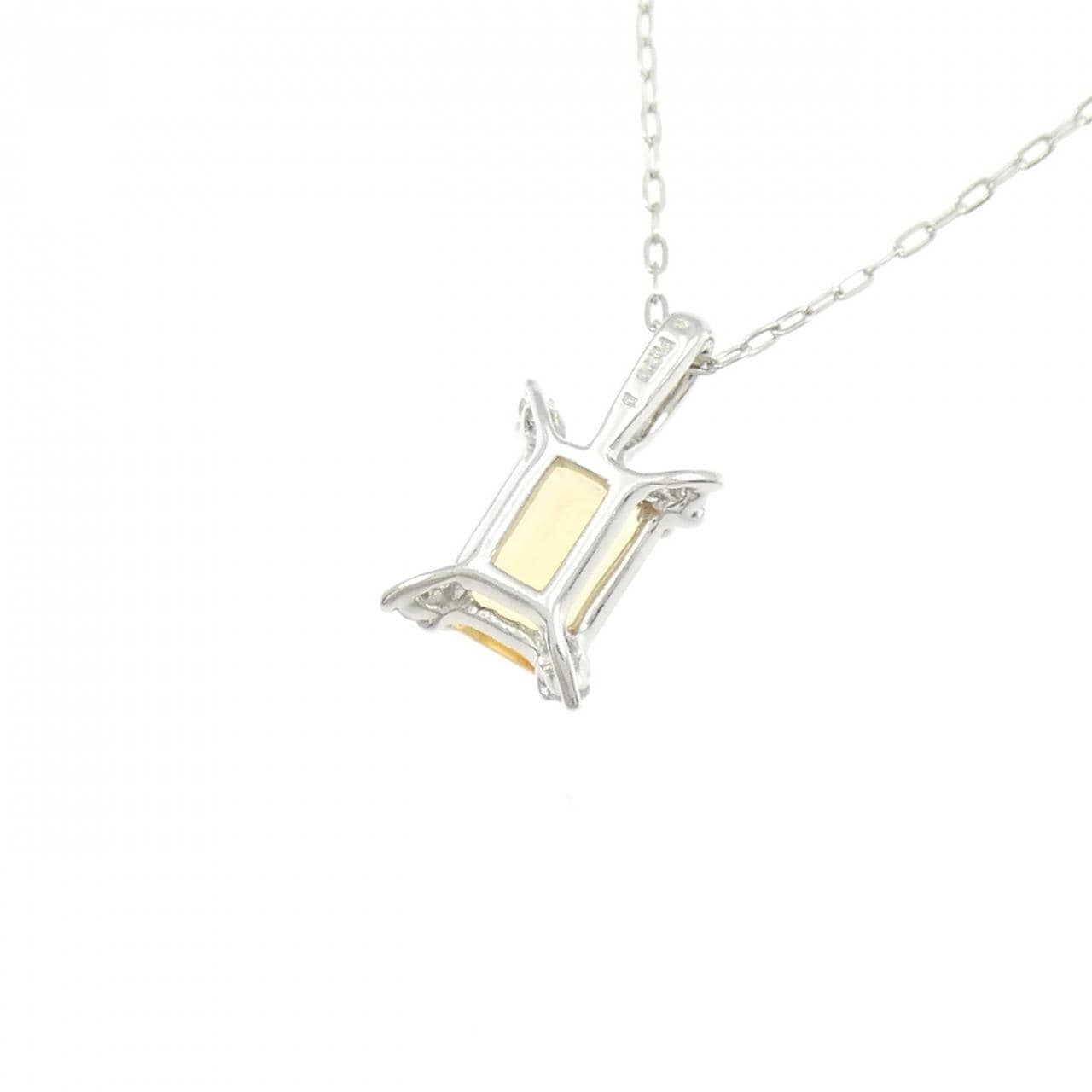 PT900/PT850 シトリン ネックレス