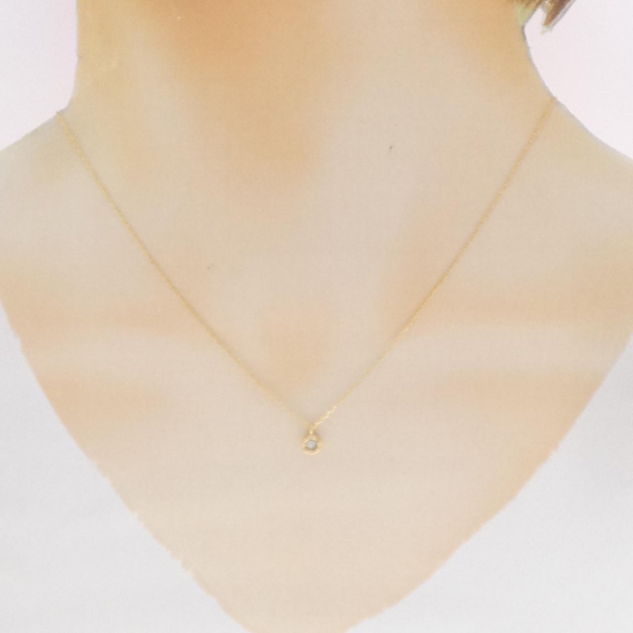 K18YG ダイヤモンド ネックレス 0.1CT