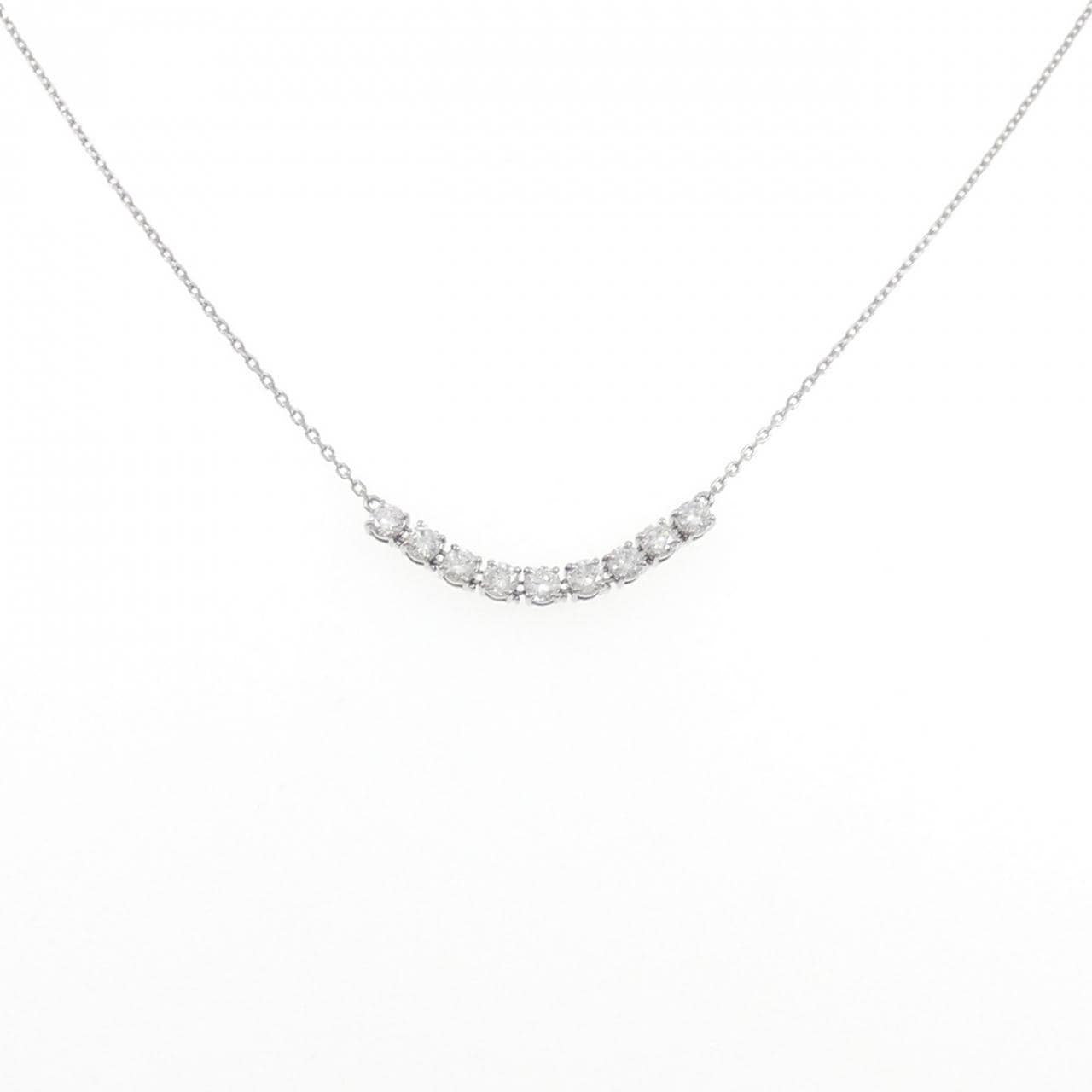 K18WG ダイヤモンド ネックレス 0.501CT