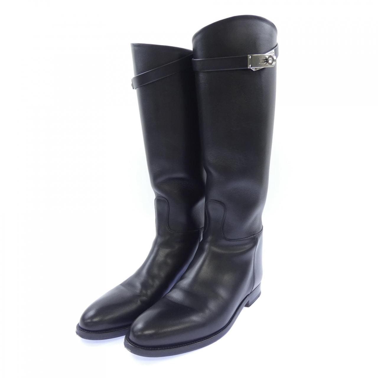 エルメス HERMES ジャンピング JUMPING ケリーバックル 042138Z ロングブーツ
