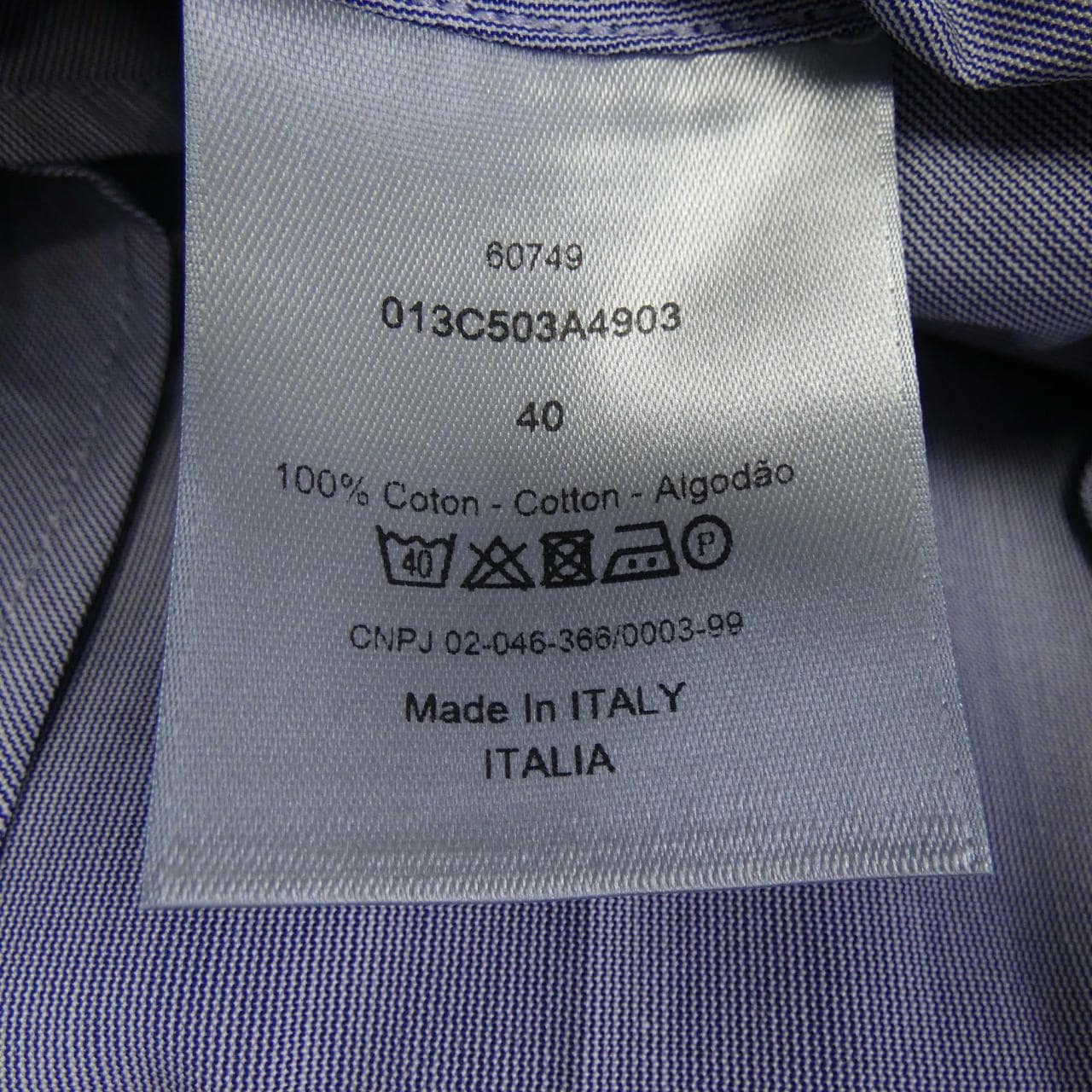 ディオール DIOR 013C503A4903 S／Sシャツ