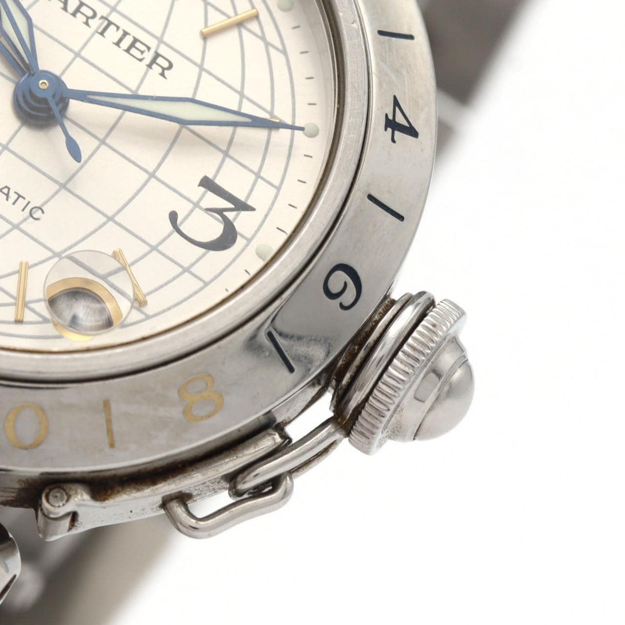【ノーメンテナンス還元価格】カルティエ パシャC GMT W31029M7 SS 自動巻
