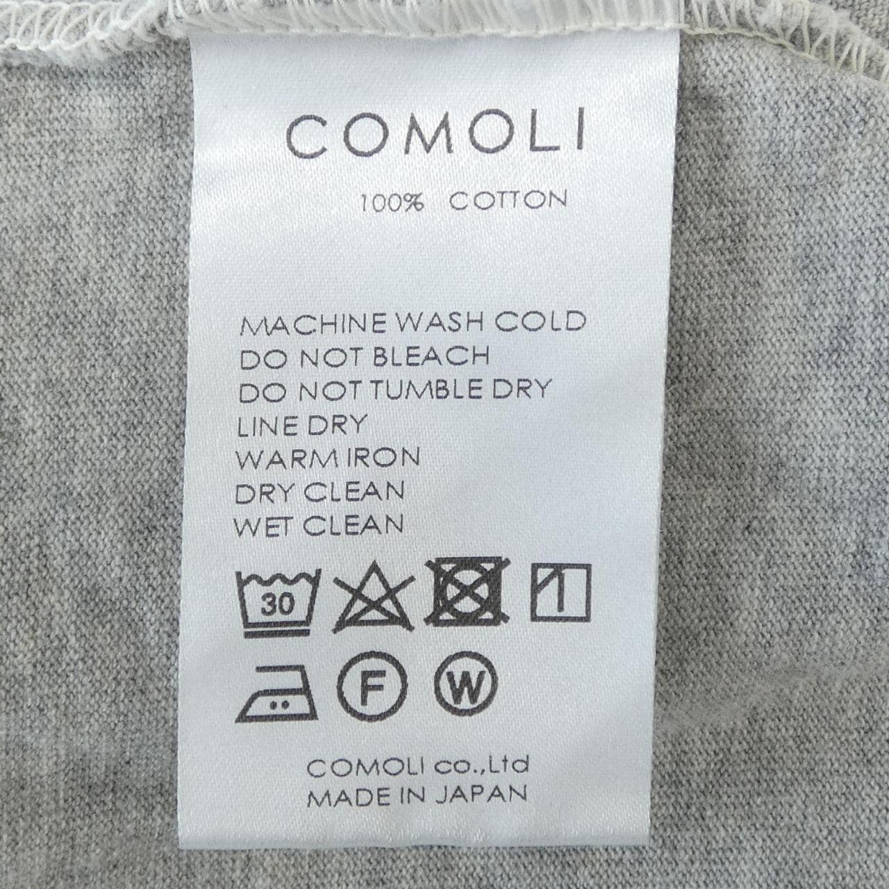 コモリ COMOLI S03-05003 Tシャツ
