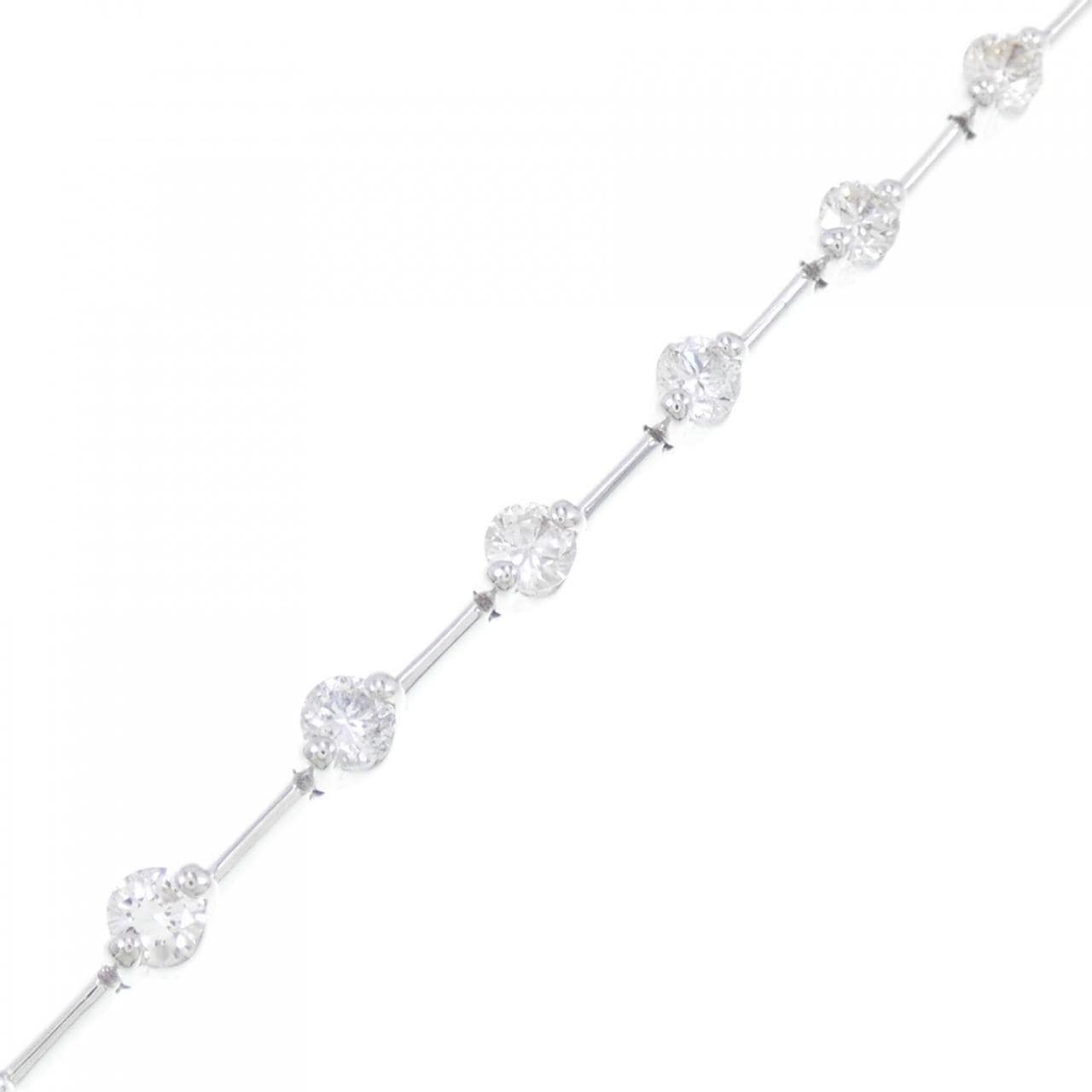 K18WG Diamond bracelet 2.31CT