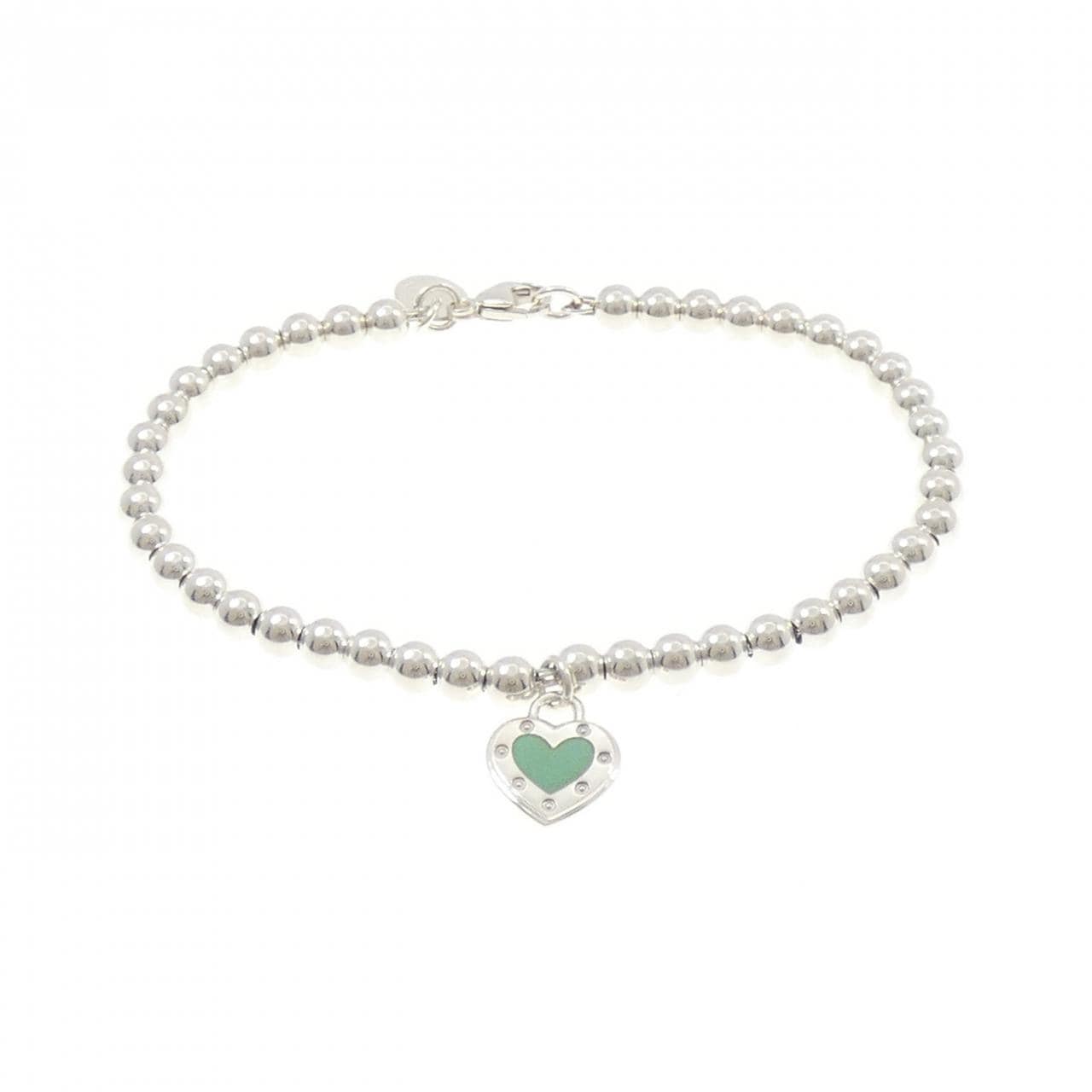 ティファニー ラブハートタグ ビーズブレスレット