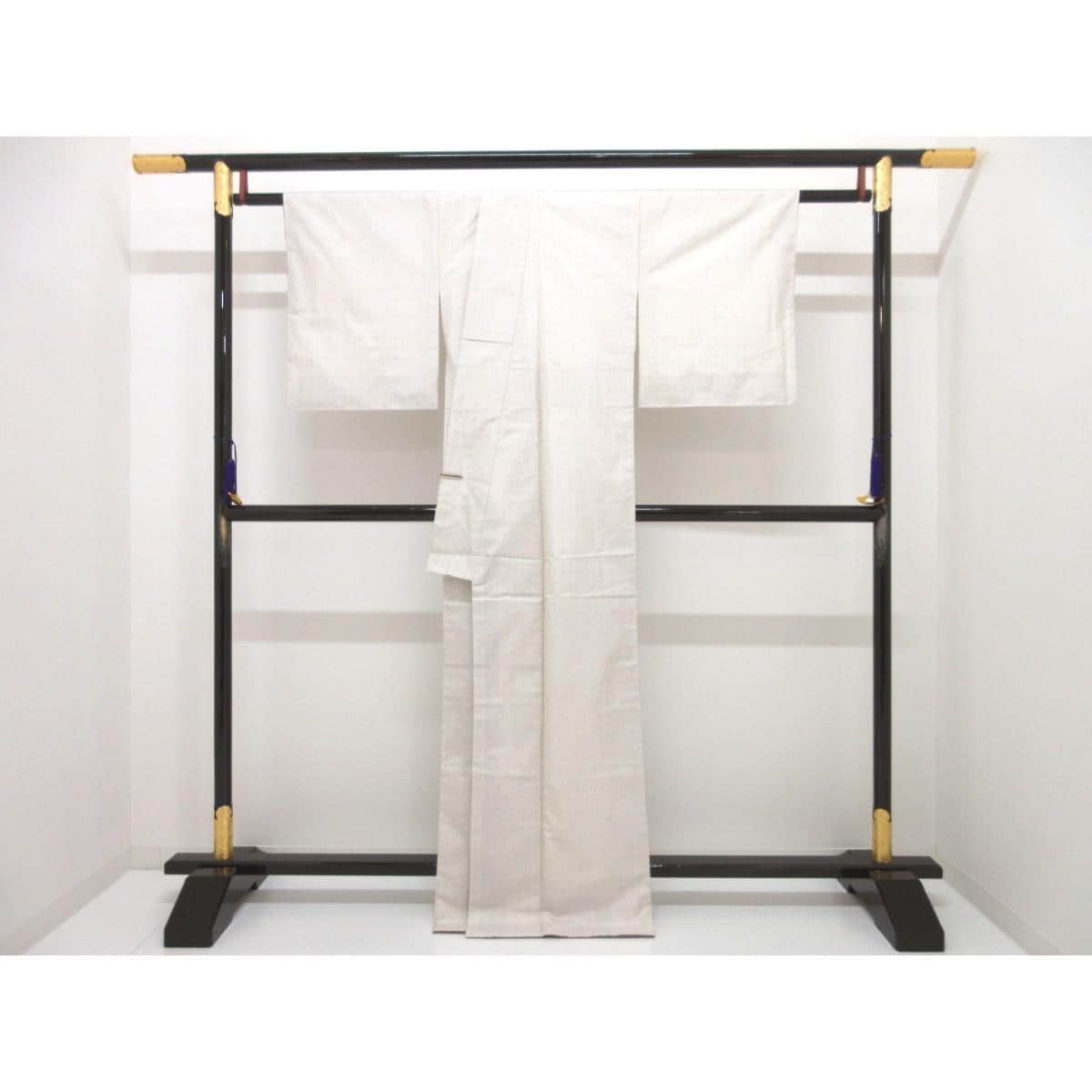 【未使用品】紬　屋久杉染　証紙付【本場大島紬】