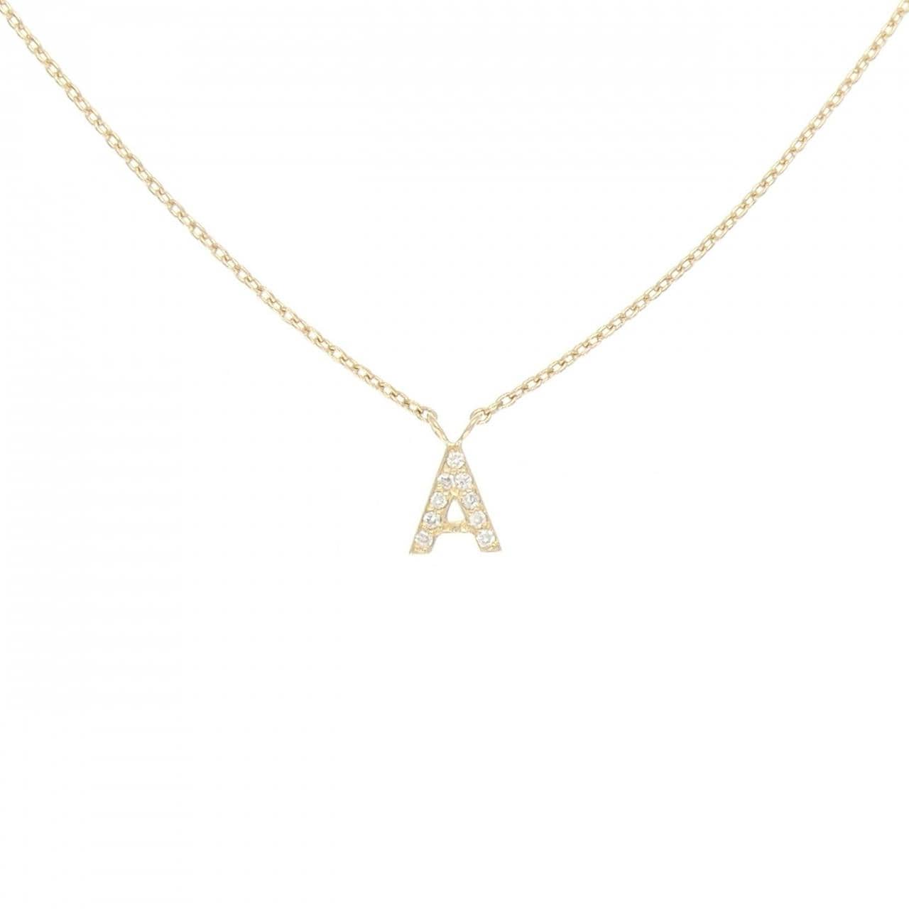 STAR JEWELRY Initial Diamond Necklace 0.04CT
