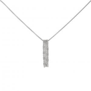 K18WG 2WAY ダイヤモンド ネックレス 0.43CT