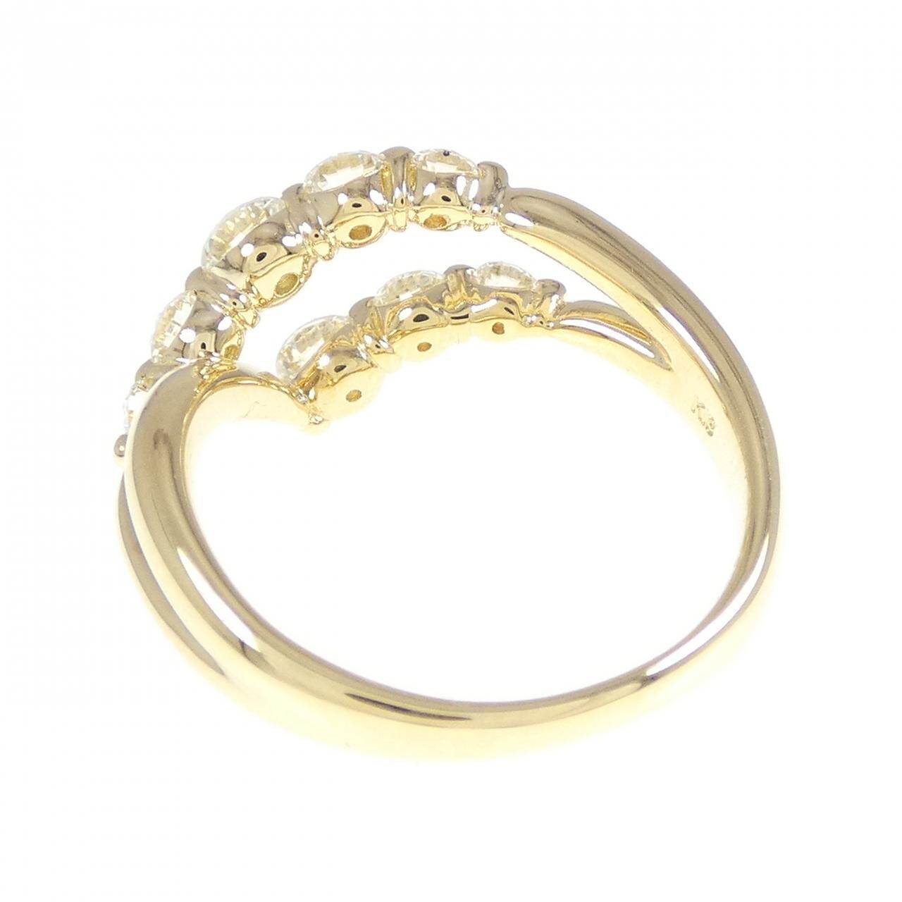 K18YG ダイヤモンド リング 0.73CT