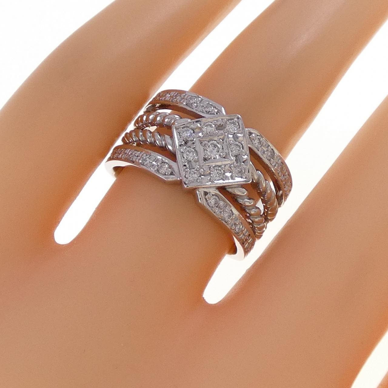 PT900 ダイヤモンド リング 0.34CT