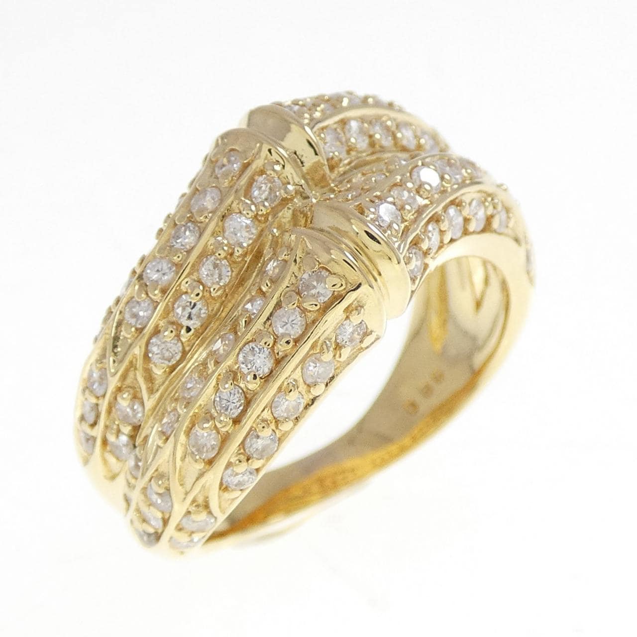 K18YG ダイヤモンド リング 0.86CT