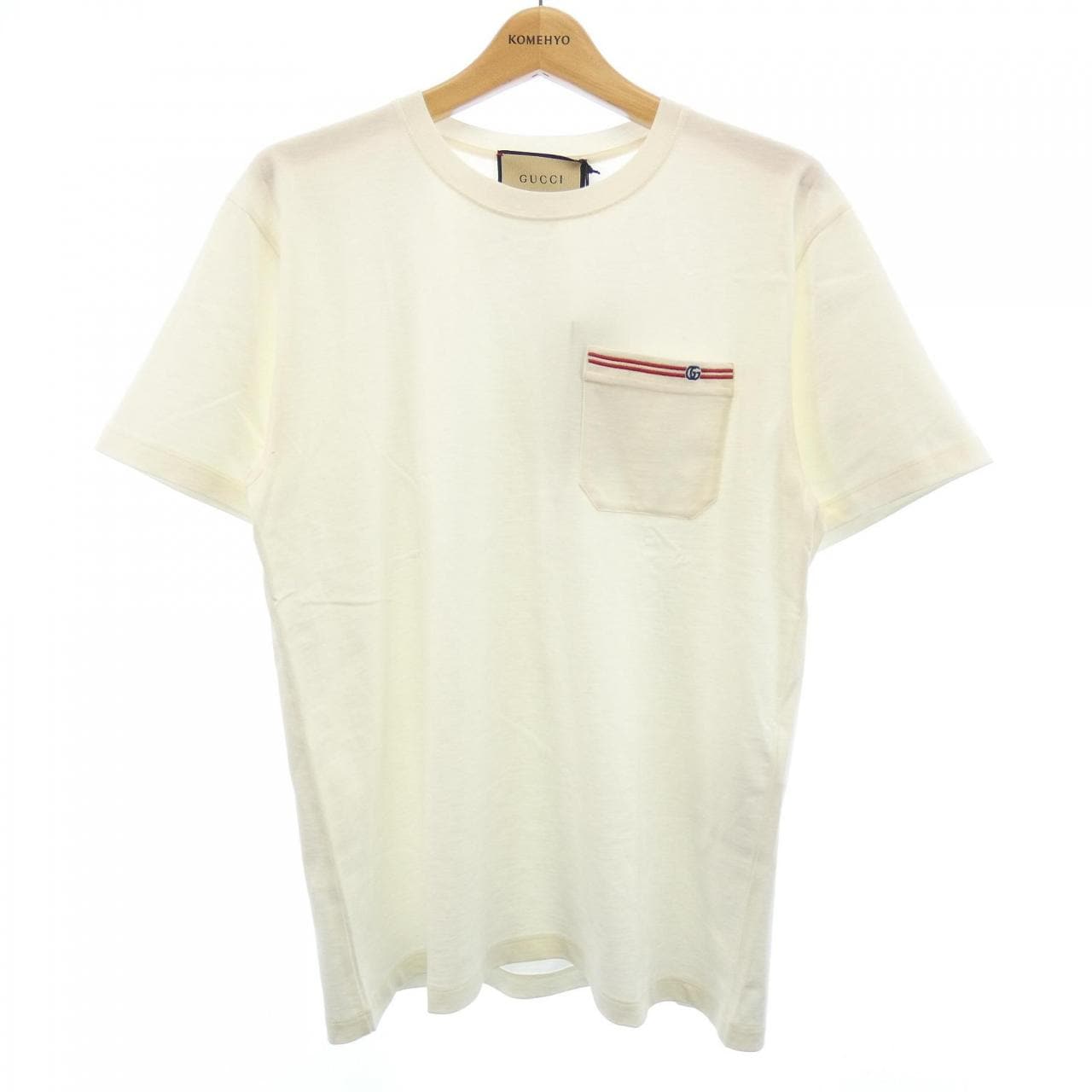 グッチ GUCCI エンブロイダリー付き コットン Tシャツ 673710 XJDVI Tシャツ
