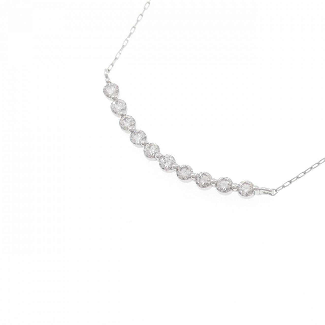 PT950/PT900 ダイヤモンド ネックレス 0.30CT