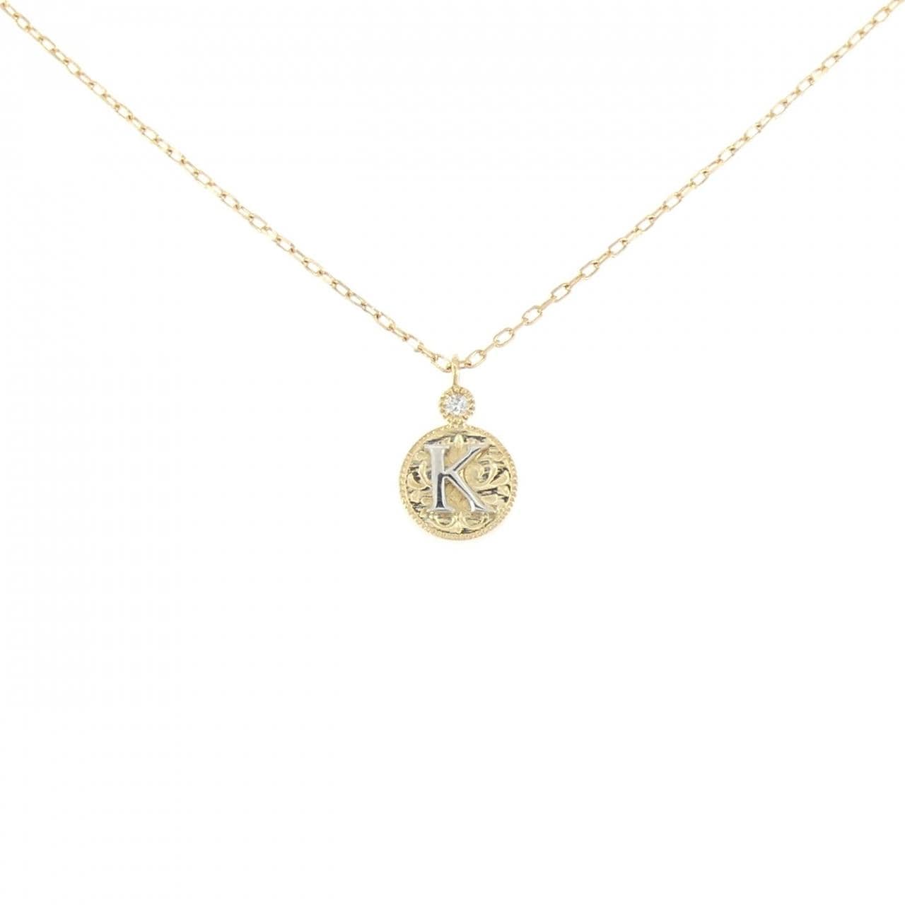 アガット ダイヤモンド ネックレス 0.01CT