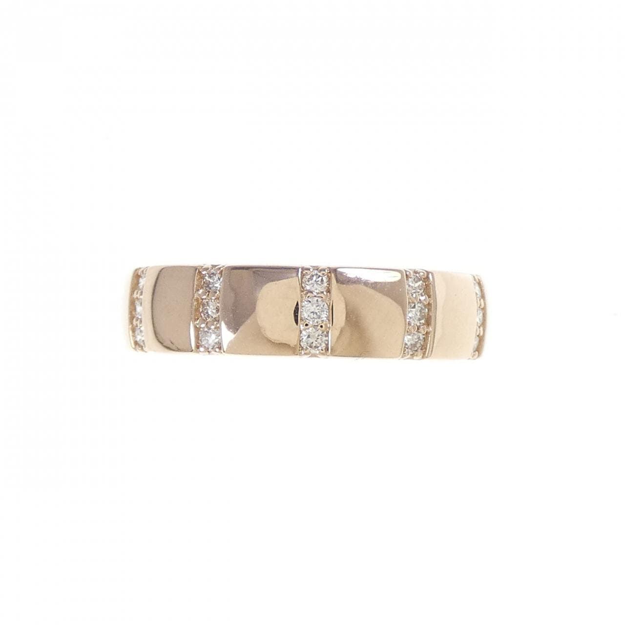 K18PG ダイヤモンド リング 0.15CT