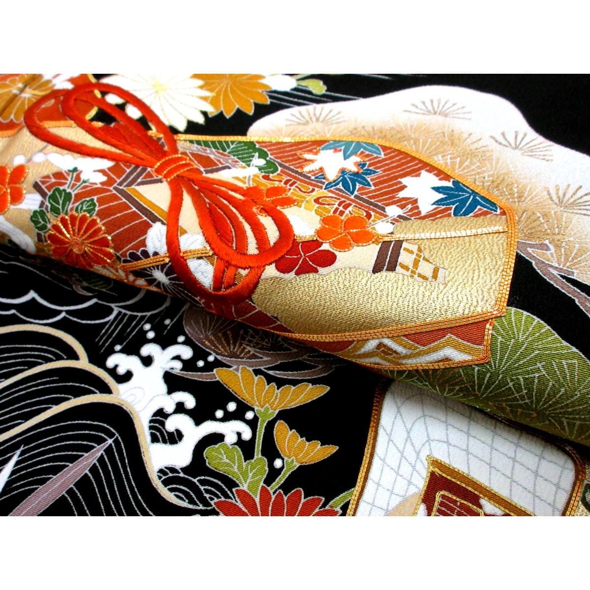【未使用品】留袖　五三の桐【千總】