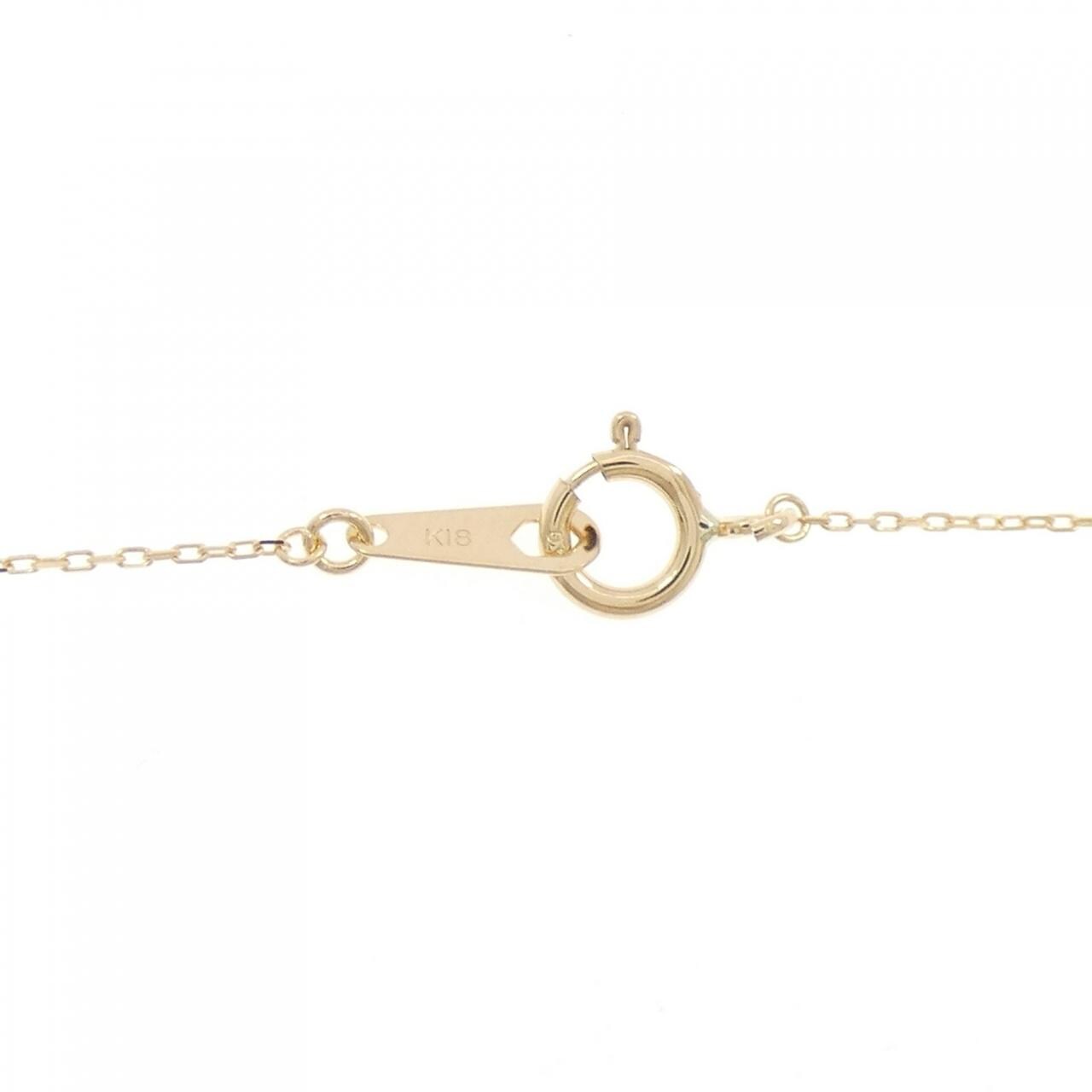 K18YG ダイヤモンド ネックレス 0.10CT