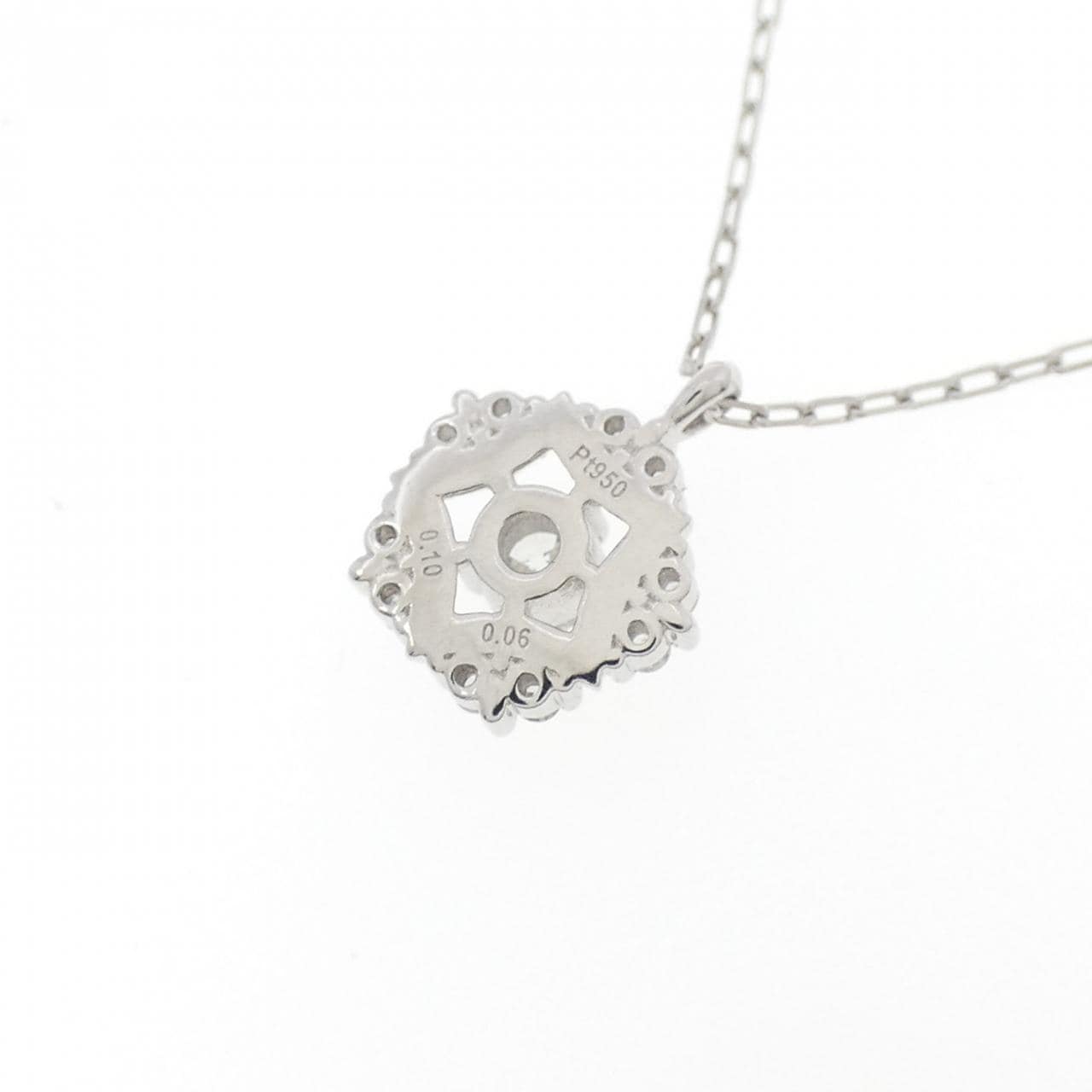 PT950/PT850 ダイヤモンド ネックレス 0.10CT