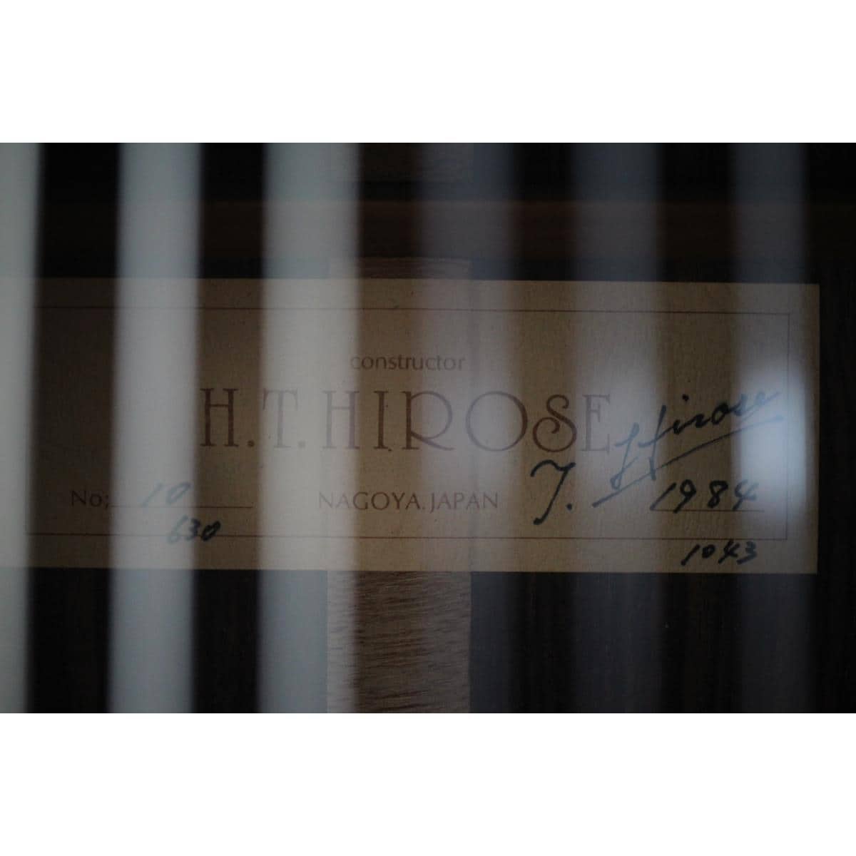 H. T. HIROSE NO.10
